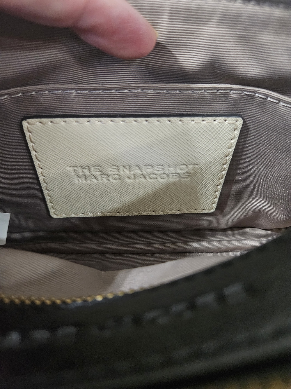 Marc Jacobs The Snapshot Camera Bag Cream Black Like New - Picture 8 of 13